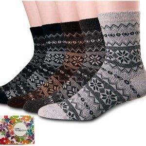 Snowflake Socks Unisex No-Slip Moisture Wicking